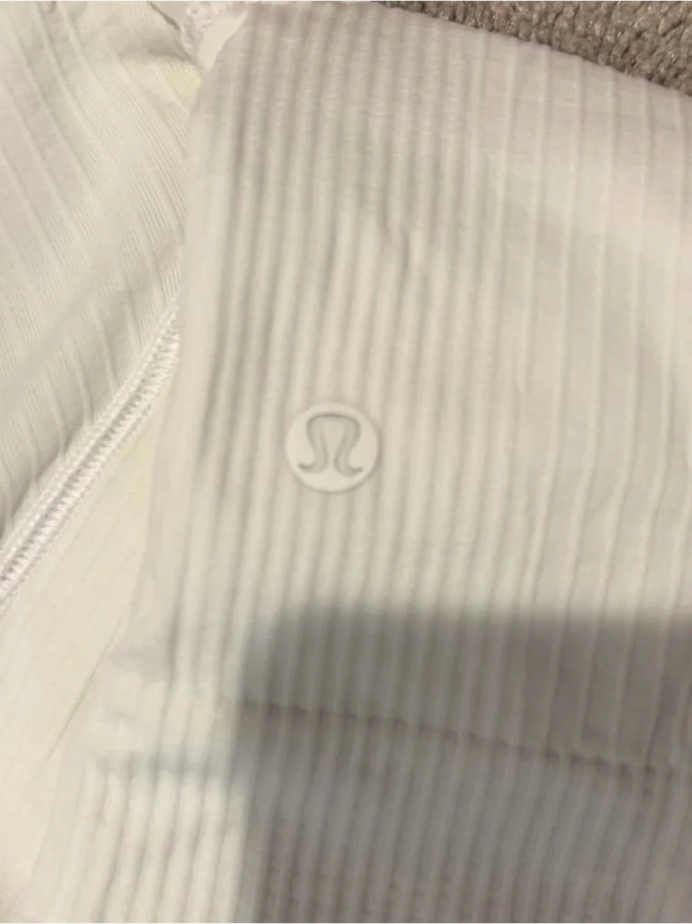 Lululemon White Ebb to Street Long Sleeve